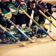 sticks hockey patines